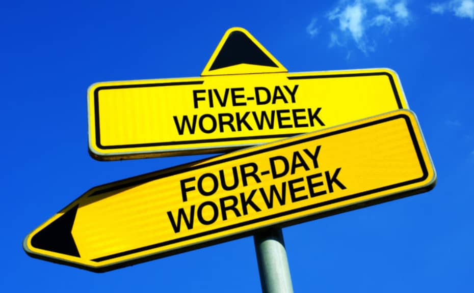 Semana de 4 ou 5 dias de trabalho?